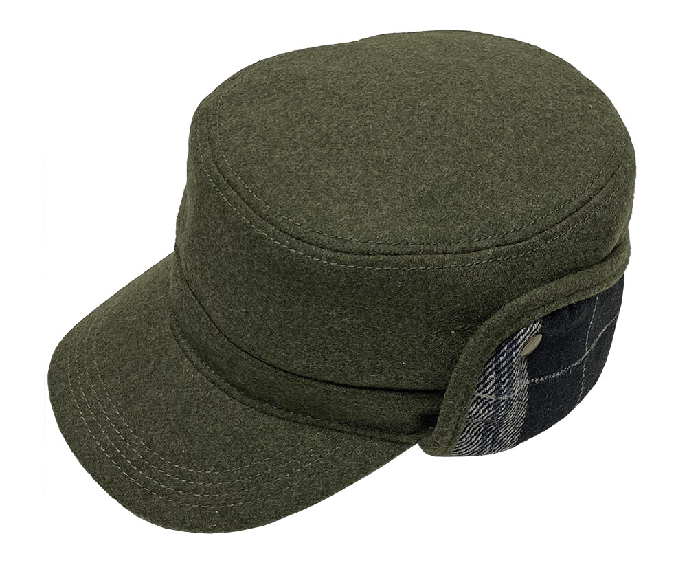 Cypress Cadet Cap with Plaid Earflaps - Explore Winter Clearance